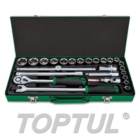 Chave Caixa 1/2" 6PT 25 Peças GCAD2511 Toptul - DTJCC12