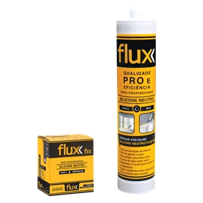 Silicona Neutra SNPRO100 (Blanco, 280ml) Flux - FSN280B