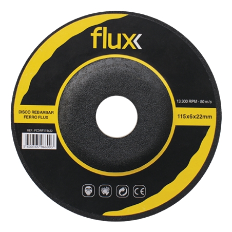 Disco Rebarbar Ferro (115mm) Flux - FCDRF115622