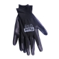 Gant noir en polyuréthane
