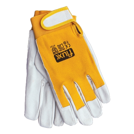 Pig Grain Leather Glove with Velcro