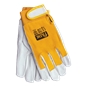 Pig Grain Leather Glove with Velcro