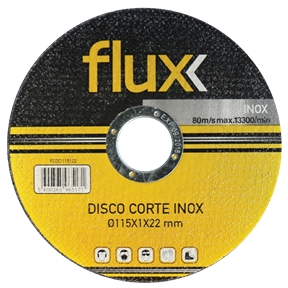 Stainless Steel Cutting Disc (115x1x22mm) Flux - FCDCI115122P