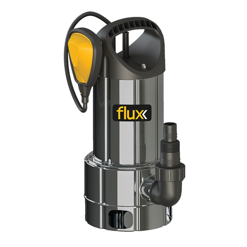 Bomba Submersível Inox Águas Sujas 1100W Flux