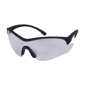 Protective Glasses with White Lens and Temples Flux - FOPHLB