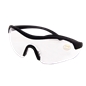 Protective Glasses with White Lens and Temples Flux