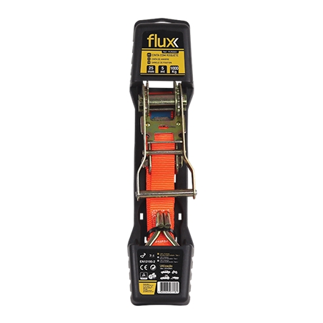 Orange Ratchet Strap 5mt 1000kg Flux - FCR2551