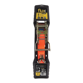 Orange Ratchet Strap 5mt 1000kg Flux - FCR2551