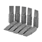 Set of 10 Slotted Bits