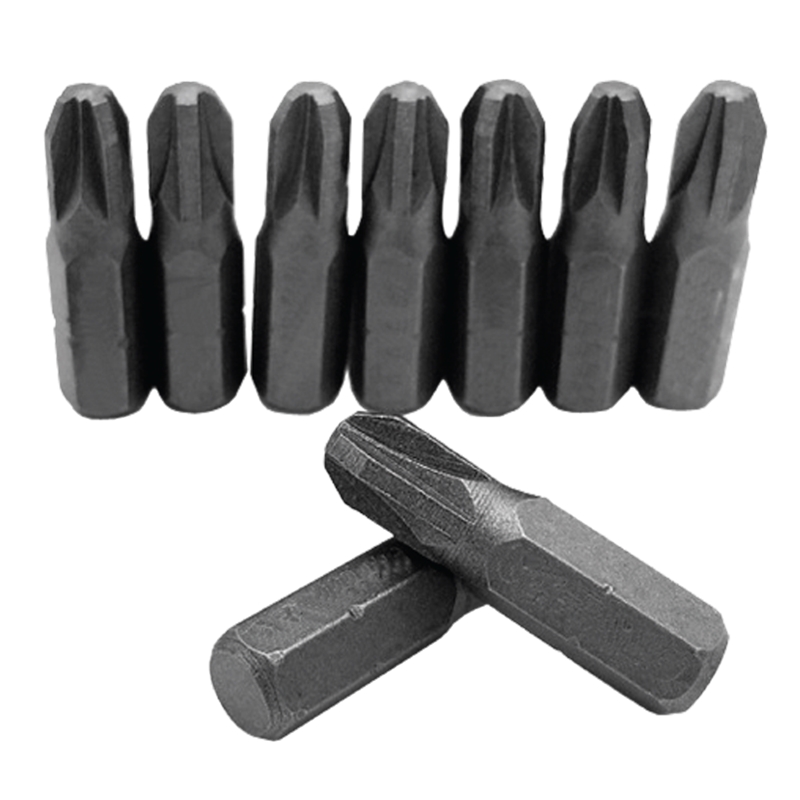 Set of 10 Pozidrive Bits