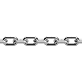 Galvanized Steel Chain (2.8mm 50mt) Flux - FCAG2850