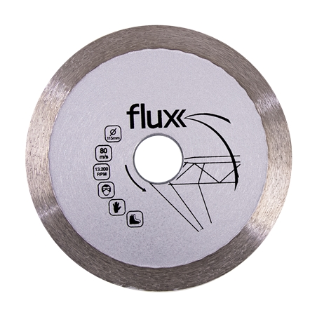 Disco Diamante Liso Continuo (115mm) Flux - FDDLCC115