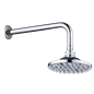 Douche ronde chromée 150 mm Tube de flux T106