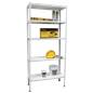 Shelf with 5 Shelves White 1700x750x300mm Flux