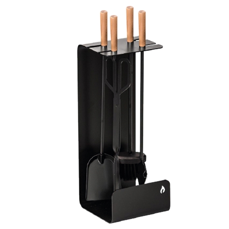 Set 4 Piezas para Chimenea CuadrEscuadra Flux - FC4PLQ