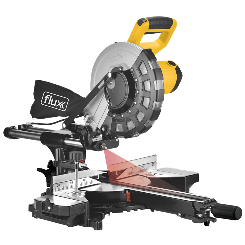 Sliding Mitre Saw 2200w/255mm Flux