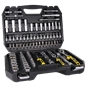 1/4'' & 1/2'' Drive Socket Set 94 pieces Chrome Vanadium Flux