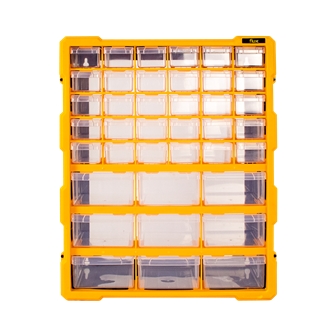 Organiseur monobloc 39 tiroirs 475 x 381 x 157 mm Flux - FOM39G