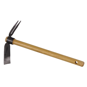 2-Prong Double Hoe with Wooden Handle Flux - FS2DCC