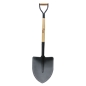 Point Head Shovel with Wooden Handle Flux