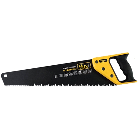 Drywall Hand Saw with Wide Blade 400mm with Bimaterial Handle Flux