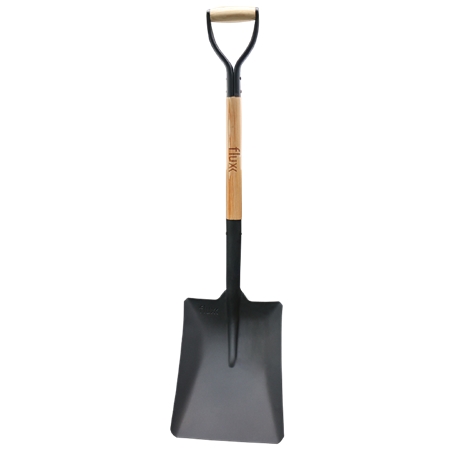 Wood Handle Square Shovel Flux - FPQCM