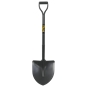 Point Head Shovel with Gray Metallic Handle Flux