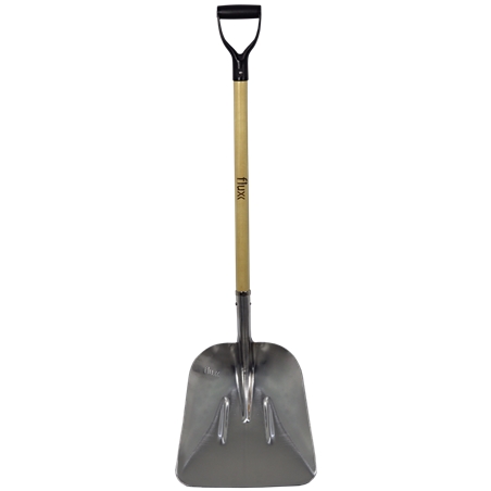 Aluminum Scoop Shovel with Wooden Handle Flux - FPACM