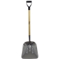 Aluminum Scoop Shovel with Wooden Handle Flux