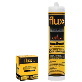 Silicone Alta Temperatura SNPRO100 Preto Flux (300ml) - FSATPS300