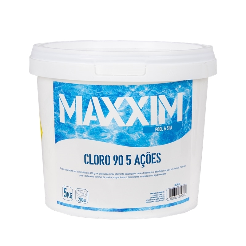 Cloro 90 5Acciones 5 Kg Maxxim