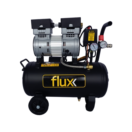 Compresseur d air silencieux 24Lt 1.0HP Flux - FCAS241