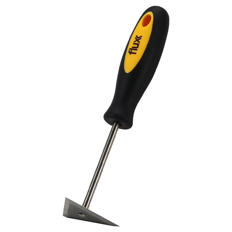 Grattoir Triangulaire Inox Manche Bi-matière 60mm Flux