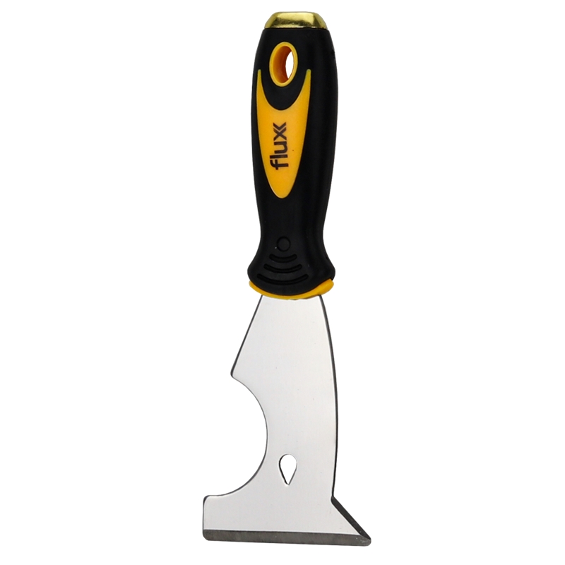 Multifunctional Spatula Stainless Steel Bi-material Handle 6 in 1 Flux