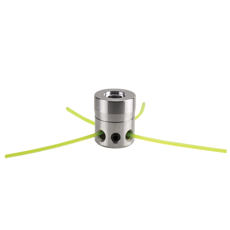 Cabezal de aluminio Desbrozadora de 4 orifícios con agarre lateral Flux