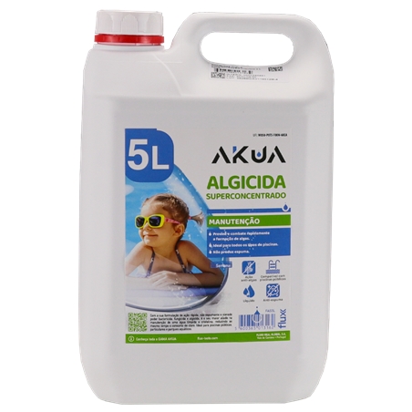 Algicida Superconcentrado 5Lt AKUA Flux - FAS5L