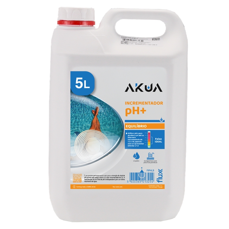 Incrementador PH+ Liquido  5Lt AKUA Flux