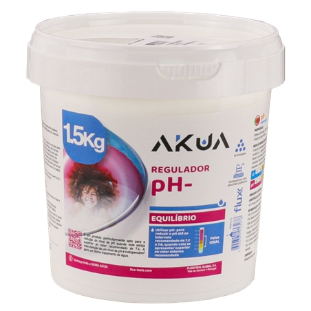 Regulador PH- (Menos)  1,5Kg  AKUA  Flux - FRPH15
