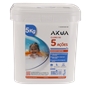 Cloro 90 5 Açoes Tableta 250gr  AKUA 5Kg Flux