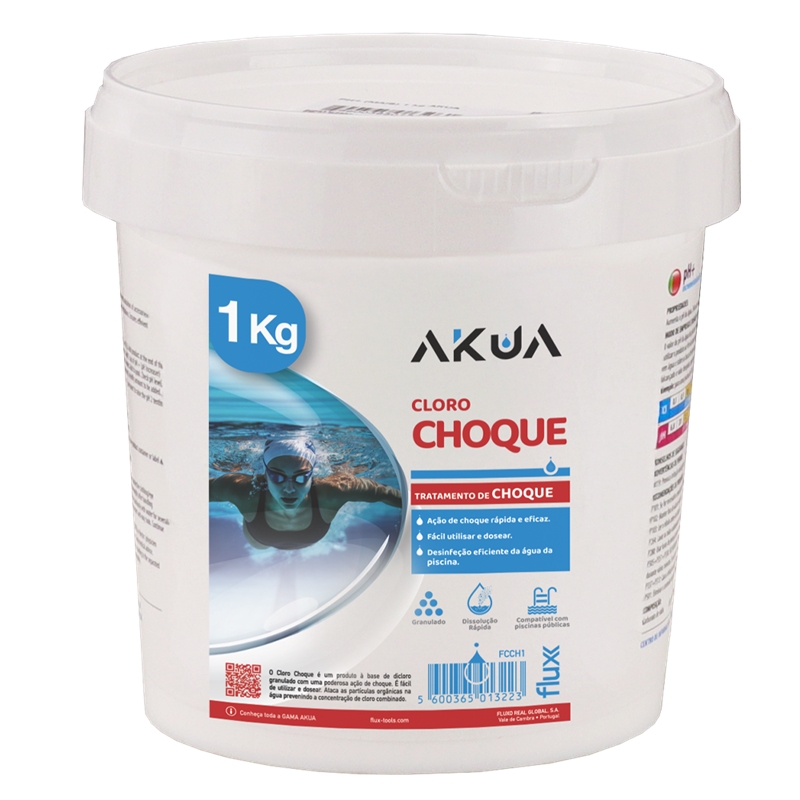 Cloro Choque AKUA 1Kg Flux
