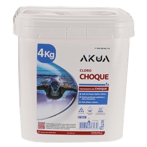 Cloro Choque Granulado AKUA 4Kg Flux - FCCHG4